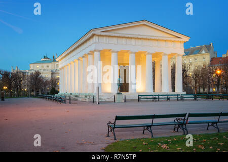 Thésée Temple au Volksgarten - Vienne, Autriche Banque D'Images