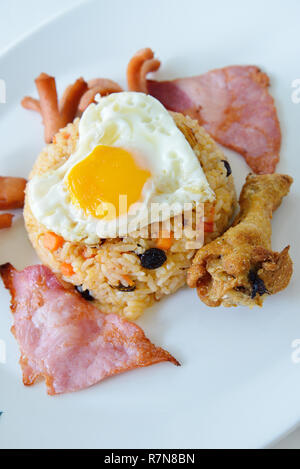 Thai Food, riz frit américain Banque D'Images
