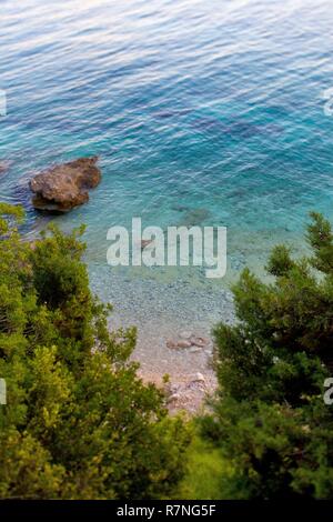 La Croatie, Dalmatie, côte dalmate, l'île de Hvar, paysage Banque D'Images