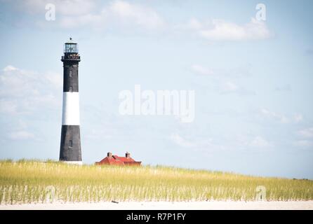 Fire Island Lighthouse à Long Island, New York Banque D'Images