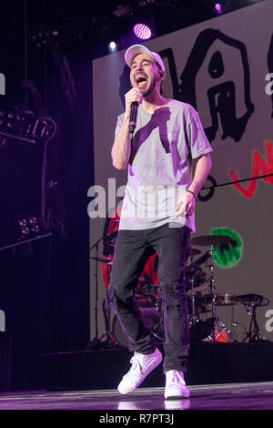 Inglewood, Californie, USA. 9Th Mar, 2018. MIKE SHINODA au cours de l'Absolut KROQ Acoustic presque Concert de Noël à l'instance à Inglewood, Californie Crédit : Daniel DeSlover/ZUMA/Alamy Fil Live News Banque D'Images