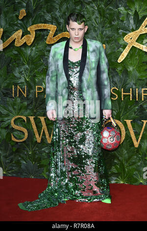 Londres, Royaume-Uni. 11Th Feb 2018. Eden Loweth au Fashion Awards 2018 au Royal Albert Hall, Londres. Photo : Steve Sav/Featureflash Crédit : Paul Smith/Alamy Live News Banque D'Images