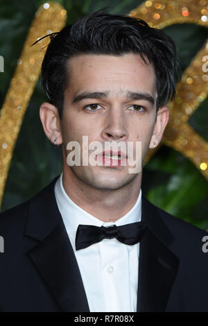 Londres, Royaume-Uni. 11Th Feb 2018. Matthew Healy à la Fashion Awards 2018 au Royal Albert Hall, Londres. Photo : Steve Sav/Featureflash Crédit : Paul Smith/Alamy Live News Banque D'Images