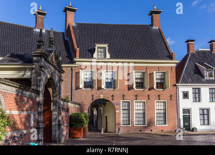 City Gate à l'Gardepoort Martinihof square à Groningen, Pays-Bas Banque D'Images