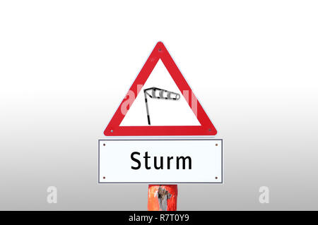 Bouclier avertir storm Banque D'Images