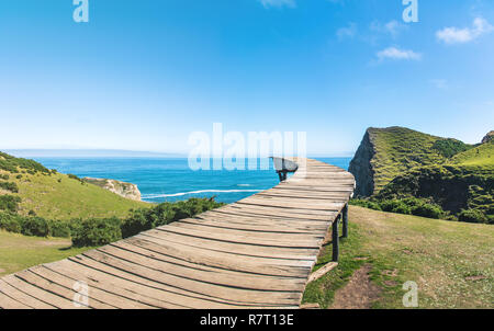 Muelle de las Almas (Quai des âmes) à Cucao - Ile de Chiloé, Chili Banque D'Images