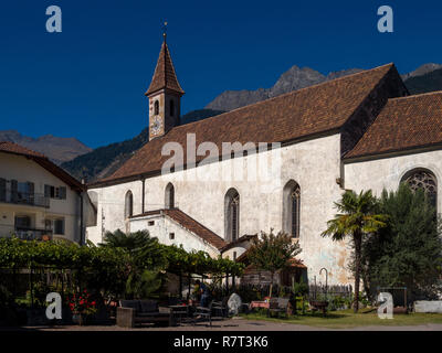 Monastère dominicain Maria Steinach, Lagundo près de Merano, Région du Sud, l'Italie, l'Europe Tyrol-Bolzano Banque D'Images