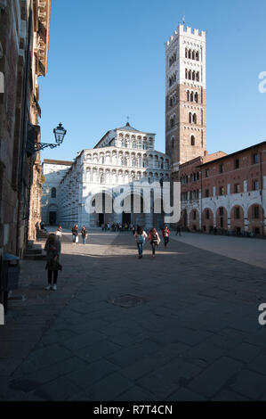 Lucca. La Cathédrale de Saint Martino Banque D'Images
