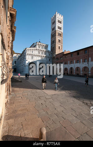 Lucca. La Cathédrale de Saint Martino Banque D'Images