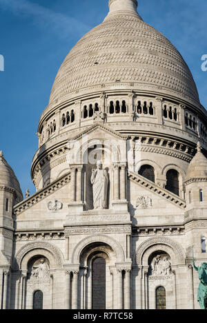 La basilique du Sacré-Cœur à Paris, France Banque D'Images