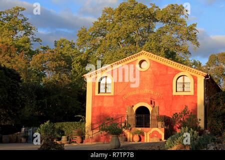 La France, Var, Dracenie, Taradeau, Château de Saint Martin, AOC Côtes de Provence Banque D'Images