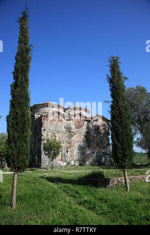 L'église Saint-Nicolas, église du monastère byzantin, Mesopotam, Albanie Banque D'Images