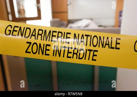France, Val d'Oise, Pontoise, l'Institut d'enquête criminelle de la Gendarmerie Nationale Banque D'Images