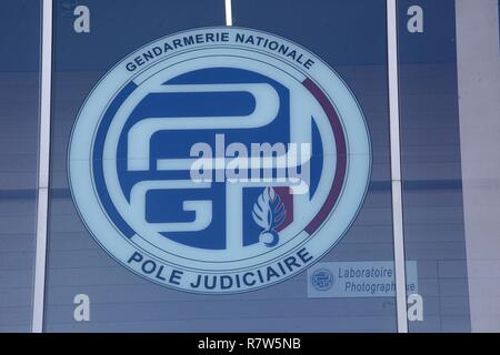 France, Val d'Oise, Pontoise, l'Institut d'enquête criminelle de la Gendarmerie Nationale Banque D'Images