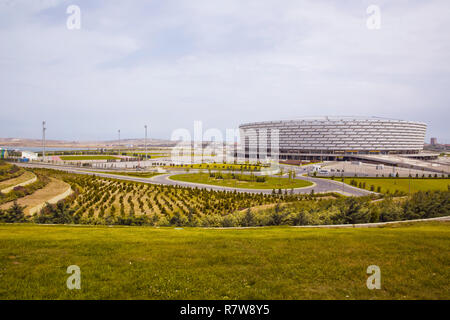 La construction de la 225 000 mètres carrés sur un stade de 650 000 mètres carrés a été achevé en février 2015. Les six étages, 65,7 mètres ne structure Banque D'Images