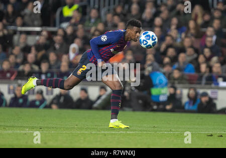 Barcelone, Espagne. 11Th Dec 2018. Nelson Semedo (FC Barcelone) lors de la Ligue des Champions, Groupe B match de football entre le FC Barcelone et Tottenham Hotspur le 11 décembre 2018 au Camp Nou à Barcelone, Espagne - Photo Laurent Lairys / DPPI Crédit : Laurent Locevaphotos Lairys/agence/Alamy Live News Banque D'Images