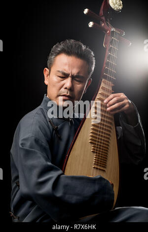 Hommes Artistes dans le pipa Banque D'Images