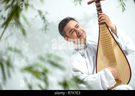 Hommes Artistes dans le pipa Banque D'Images