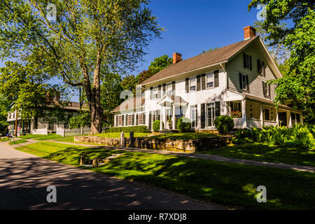 Village Green, rue Main   Sharon, Massachusetts, USA Banque D'Images