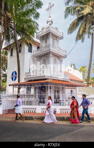 Inde, Etat du Kerala, Kochi (Cochin), ou fort Kochi (uo) District de Fort Cochin, Saint Pierre et Saint Paul église syrienne orthodoxe Banque D'Images