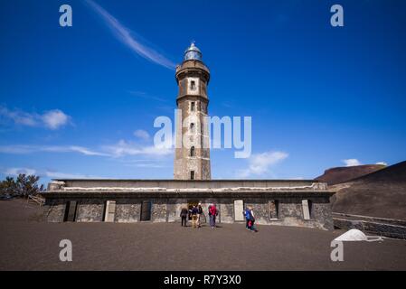 Le Portugal, Açores, île de Faial Capelinhos, Capelinhos, éruption volcanique, Site phare Banque D'Images