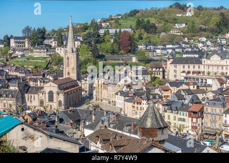 France, Correze, Tulle, vallée de la Vézère Banque D'Images