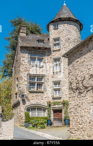 France, Limousin, vallée de l'Auvezere, Segur le Chateau étiqueté Les Plus Beaux Villages de France (Les Plus Beaux Villages de France) Banque D'Images