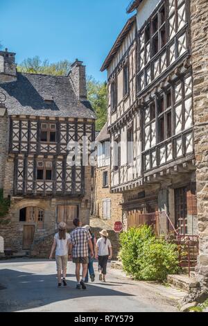 France, Limousin, vallée de l'Auvezere, Segur le Chateau étiqueté Les Plus Beaux Villages de France (Les Plus Beaux Villages de France) Banque D'Images