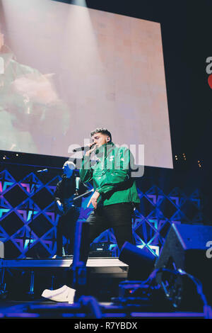 Bazzi au iHeartRadio Jingle Ball au TD Garden, le 4 décembre 2018 à Boston, Massachusetts Banque D'Images