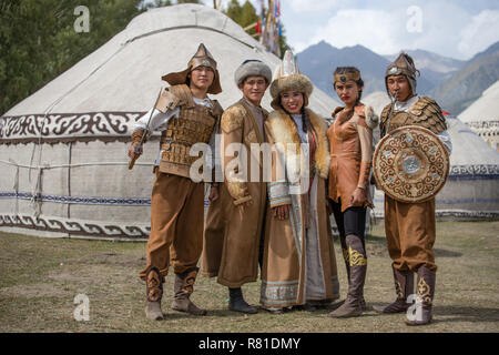 Monde 2018 Jeux nomades au Kirghizstan Banque D'Images