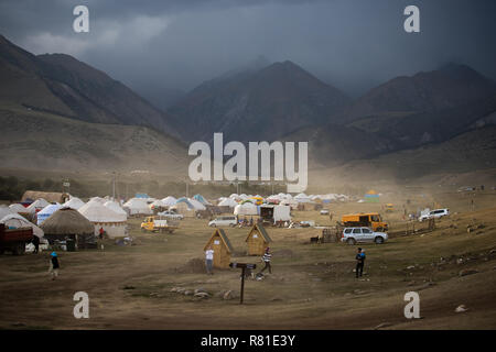 Monde 2018 Jeux nomades au Kirghizstan Banque D'Images