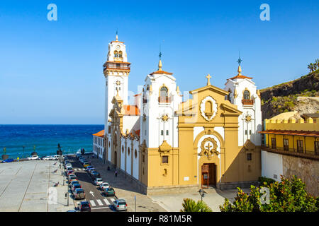 Belle Basilique de Candelaria church à Tenerife, Îles Canaries, Espagne Banque D'Images