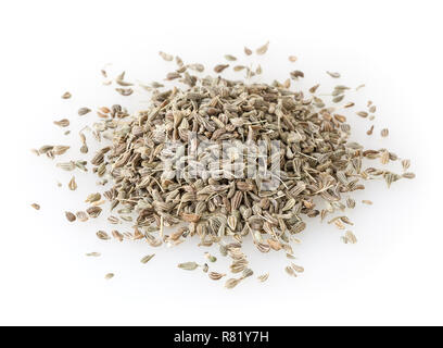 Graines isolé sur fond blanc Banque D'Images