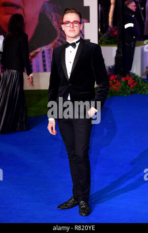 Tom Fletcher participant à la Mary Poppins retourne Première européenne s'est tenue au Royal Albert Hall, Londres. Banque D'Images