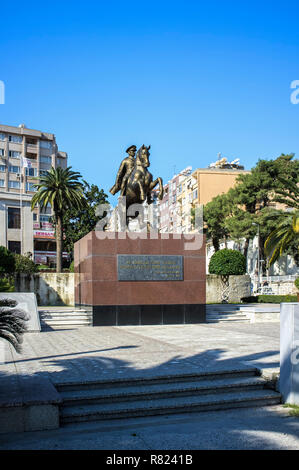 Mustafa Kemal Atatürk statue équestre, Antakya, province de Hatay, Turquie Banque D'Images