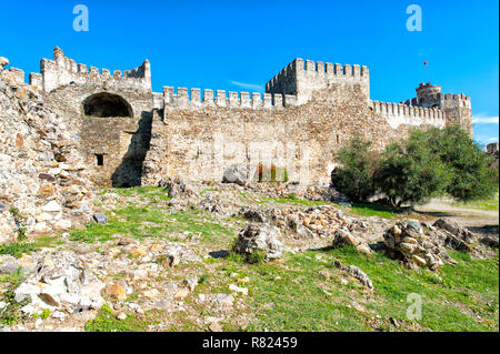 Château, Anamur Mamure, Anatolie, Turquie Banque D'Images