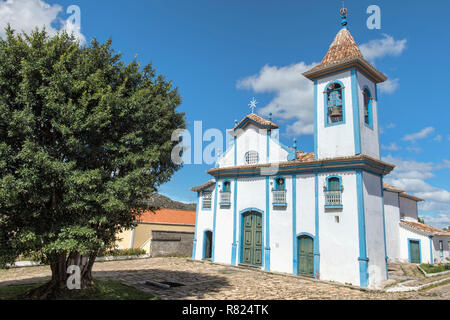 Église Nossa Senhora do Rosario, Diamantina, Minas Gerais, Brésil Banque D'Images