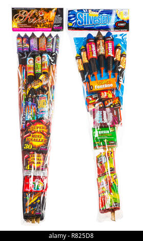 Divers artifices fusée Banque D'Images