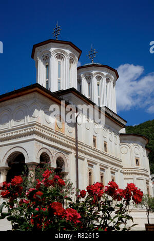 Monastère de Horezu, Horezu, Vâlcea, la Valachie, Roumanie Banque D'Images