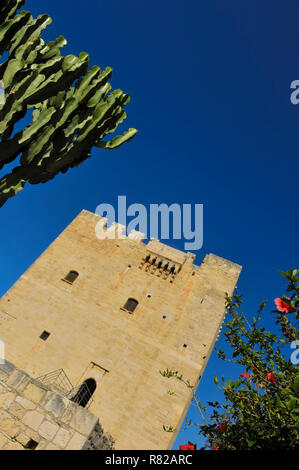 Château de colosse, Limassol, Chypre Banque D'Images