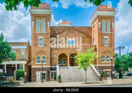 16 Birmingham St. Baptist Church est photographié, le 12 juillet 2015, à Birmingham, Alabama. L'historique de l'église afro-américaine a joué un rôle central dans t Banque D'Images