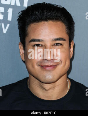 LOS ANGELES, CA, USA - Décembre 01 : Mario Lopez au PPV Showtime présente Heavyweight Championship du monde 'Wilder vs Fury' VIP Pré-événement a eu lieu au Staples Center le 1 décembre 2018 à Los Angeles, Californie, États-Unis. (Photo par Xavier Collin/Image Press Office) Banque D'Images