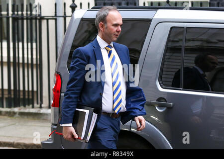 Westminster, London, UK 12 Dec 2018 - Gavin Barwell, Numéro 10 le chef du personnel, nombre de feuilles 11 Downing Street pour assister aux questions au premier ministre à la Chambre des communes. Le Premier ministre britannique Theresa May a annoncé qu'elle va contester le vote de ce soir d'aucune confiance dans son leadership. Credit : Dinendra Haria/Alamy Live News Banque D'Images