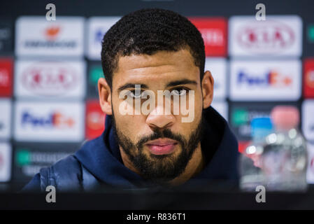 Budapest, Hongrie. 12Th Dec 2018. L'UEFA Europa League Football, MOL Vidi FC Chelsea et conférence de presse, Budapest, Hongrie - 12 Dec 2018. Ruben Loftus-Cheek de Chelsea face au crédit des médias : Nikola Krstic/Alamy Live News Banque D'Images