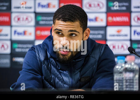 Budapest, Hongrie. 12Th Dec 2018. L'UEFA Europa League Football, MOL Vidi FC Chelsea et conférence de presse, Budapest, Hongrie - 12 Dec 2018. Ruben Loftus-Cheek de Chelsea face au crédit des médias : Nikola Krstic/Alamy Live News Banque D'Images