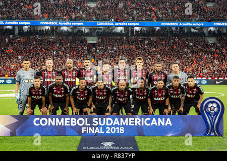 PR - Curitiba - 12/12/2018 - South American Cup 2018 - Atl tico-PR Junior x Barranquilla - Atletico-PR les joueurs posent pour le match contre Junior Barranquilla à Arena da Baixada stade pour le championnat de la coupe d'Amérique du Sud 2018. Photo : Cleber Yamaguchi / AGIF Banque D'Images