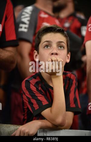 PR - Curitiba - 12/12/2018 - South American Cup 2018 - Atl tico-PR x Barranquilla - Junior match de lutte entre Atletico-PR et Junior Barranquilla à Arena da Baixada stade pour le championnat de la coupe d'Amérique du Sud 2018. Photo : Fom Conradi / AGIF Banque D'Images