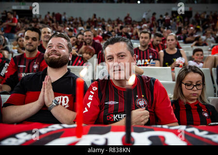 PR - Curitiba - 12/12/2018 - South American Cup 2018 - Atl tico-PR x Barranquilla - Junior Un match entre l'Atletico-PR et Junior Barranquilla à l'Arena da Baixada stade pour le championnat de la coupe d'Amérique du Sud 2018. Photo : Cleber Yamaguchi / AGIF Banque D'Images