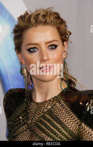 Los Angeles, USA. 12Th Dec 2018. Amber a entendu lors de la première de Warner Bros' 'Aquaman" tenue à l'Théâtre chinois de Grauman à Hollywood, CA, 12 décembre 2018. Photo par Joseph Martinez / PictureLux PictureLux / Crédit : Les Archives de Hollywood/Alamy Live News Banque D'Images