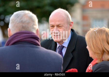 Damian Green MP (Conservateur : Ashford) sur College Green, Westminster, Décembre 2018 Banque D'Images